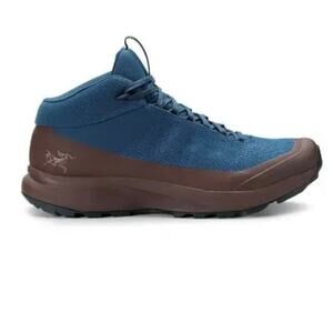 Arc'teryx Aerios FL 2 GTX Women’s 8 Waterproof Trail Hiking Shoes Blue Brown Mid